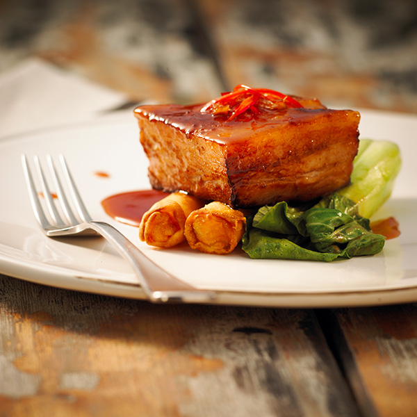 Chinese BBQ Pork with Stir Fry Vegetables