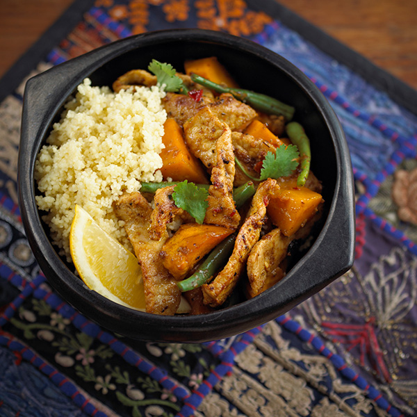 Chinese BBQ Pork with Stir Fry Vegetables