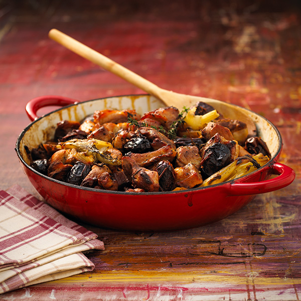 Chinese BBQ Pork with Stir Fry Vegetables